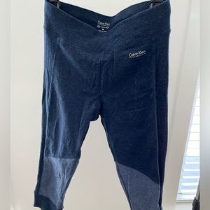 Calvin Klein Navy Blue Cropped Legging